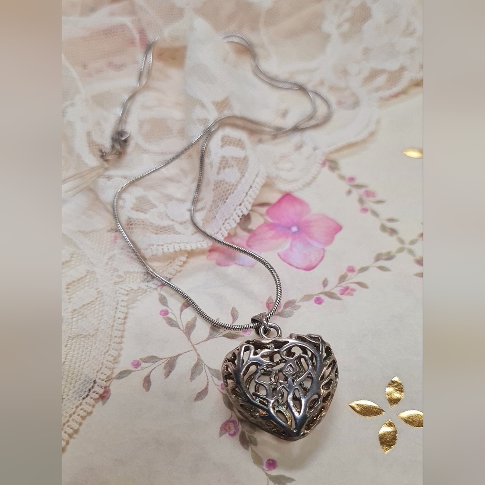 Sterling Silver Heart Necklace